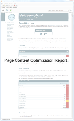 Page Content Optimization Report
